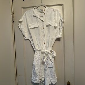 NWOT white romper